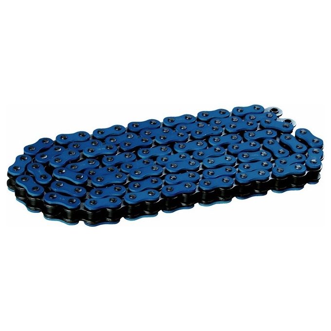 Rk Takasago Catena trasmissione moto colorata BB520MXZ4 Blu passo 520 120 maglie