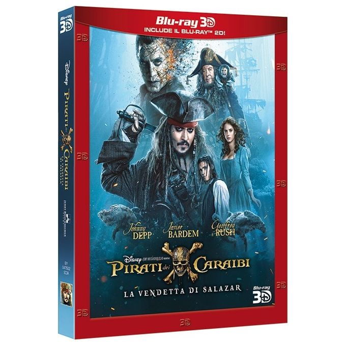Pirati Dei Caraibi Vendetta Salazar 3D Blu-Ray