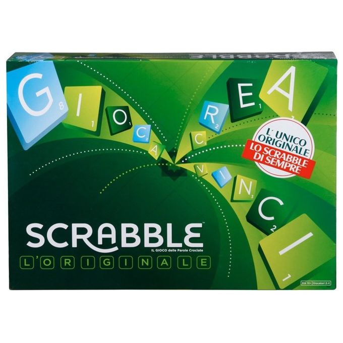 Mattel Scrabble Gioco da Tavolo Classico Divertimento e Sfida per Famiglia e Amici Perfetto per Serate di Gioco