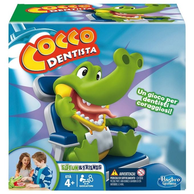 Hasbro Cocco Dentista Gioco da Tavolo Divertente per la Prima Infanzia Stimola la Creativita' e il Divertimento