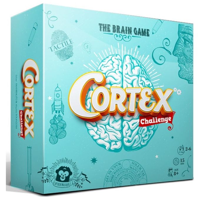 Asmodee Cortex Challenge Gioco da Tavolo per Allenare la Memoria e la Velocita' di Reazione per Famiglie e Amici