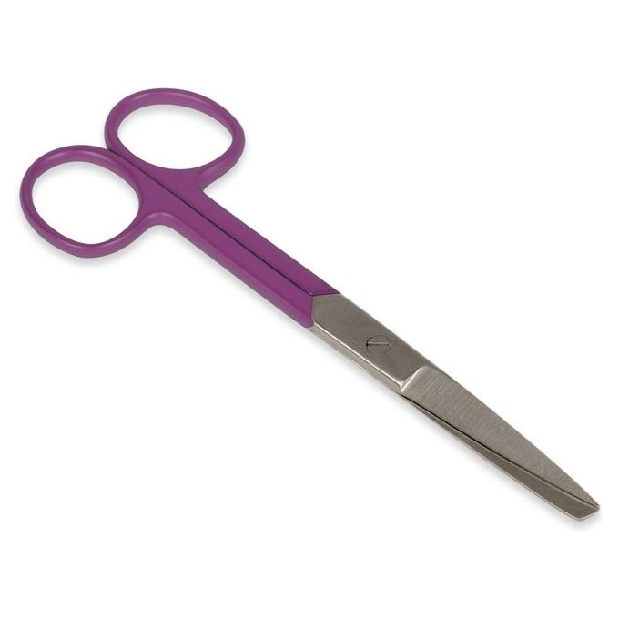 Forbici Rette Punte Alterne - Anelli Viola - 14 Cm 1 pz.