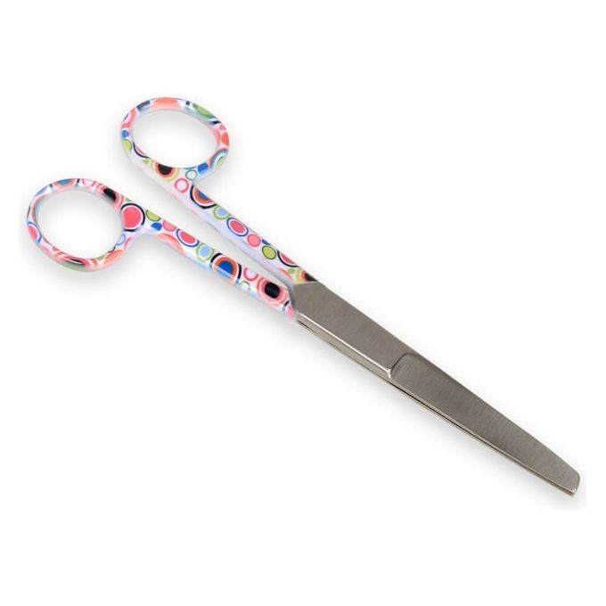Forbici Rette Punte Alterne - Fantasia Bolle - 14 Cm 1 pz.