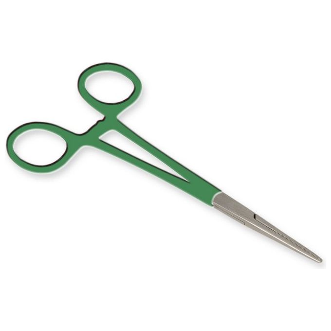 Pinza Emostatica Retta - Anelli Verdi - 16 Cm 1 pz.