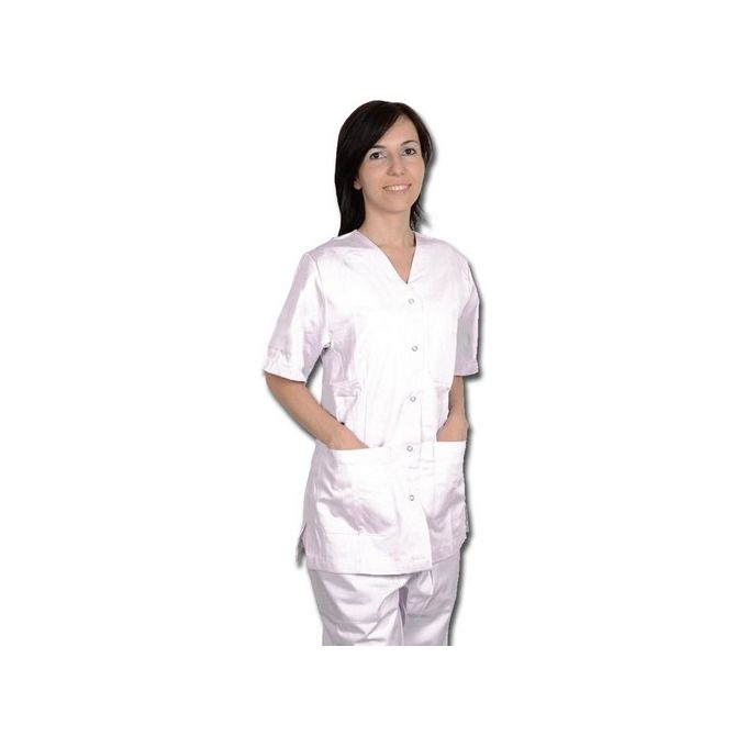 Casacca Con Automatici - Donna XL - Bianca 1 pz.
