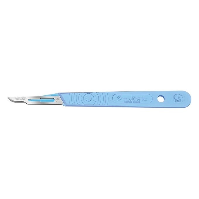 Bisturi Swann-Morton Lama Inox N.15 - Sterile conf. 10 pz.