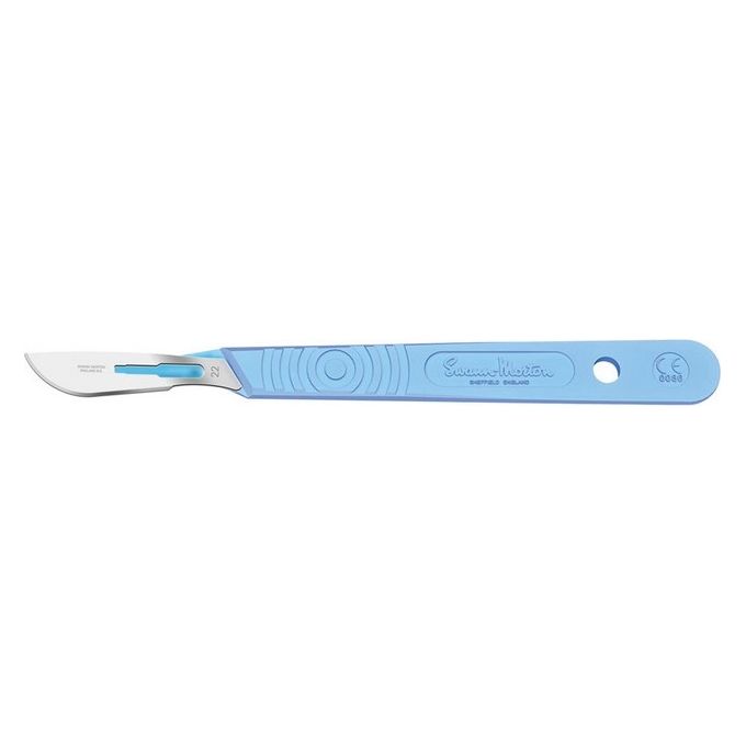 Bisturi Swann-Morton Lama Inox N.22 - Sterile conf. 10 pz.