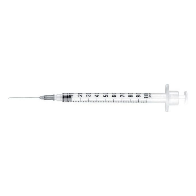 Siringa Insulina Ago Inserito 25G - 1 Ml conf. 100 pz.