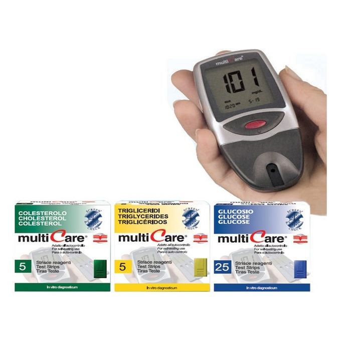 Multicare + 10 Strisce Glicemia 1 pz.