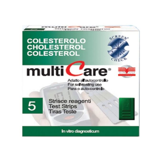 Strisce Colesterolo Per Multicare conf. 5 pz.