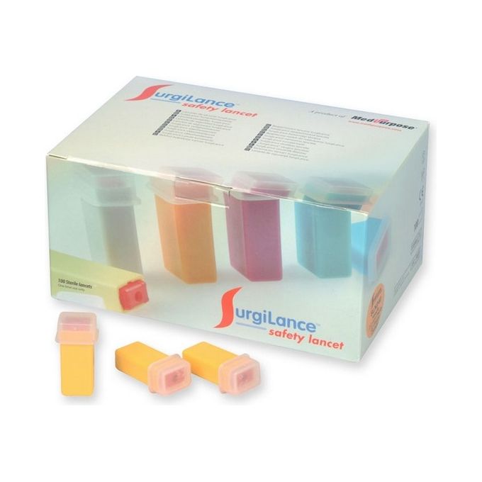 Lancette Di Sicurezza 26G - Ad Ago Automatico conf. 100 pz.