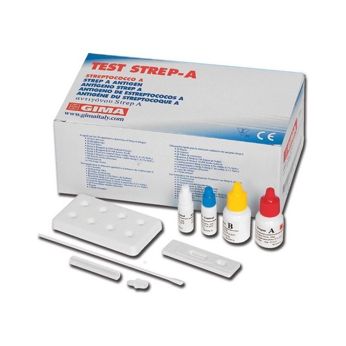 Test Strep-A - Streptococco - Cassetta conf. 20 pz.