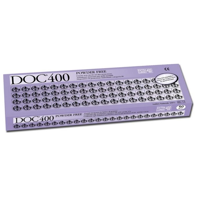 Guanti In Lattice - Extra Lunghi - 400 Mm conf. 50 pz.
