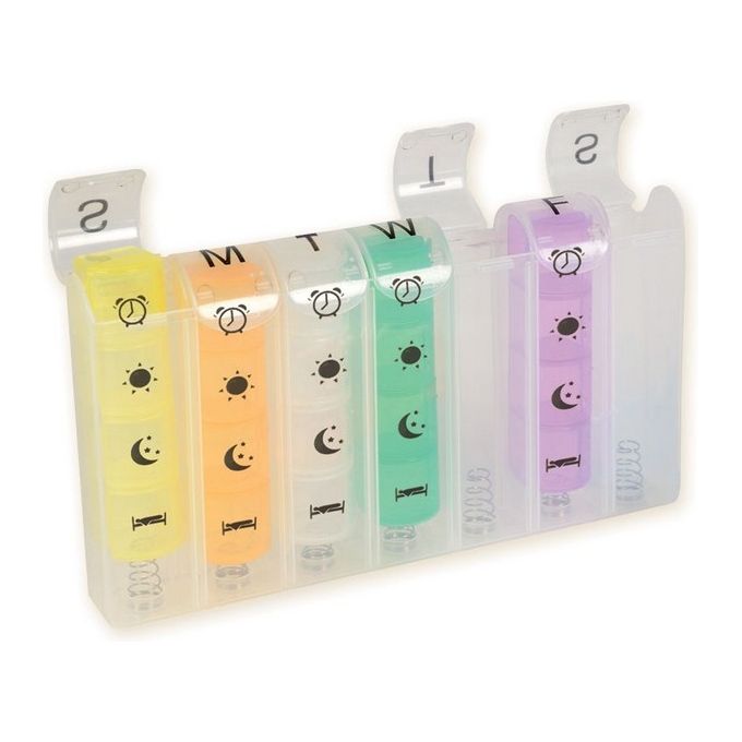 Portapillole Settimanale X4 Spring - Inglese 1 pz.