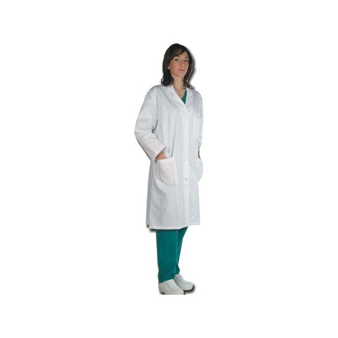 Camice Cotone Donna - Bianco - Taglia 42 1 pz.