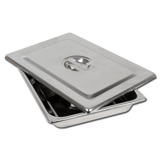 Vassoio+Coperchio Inox 355X254X50 Mm 1 pz.