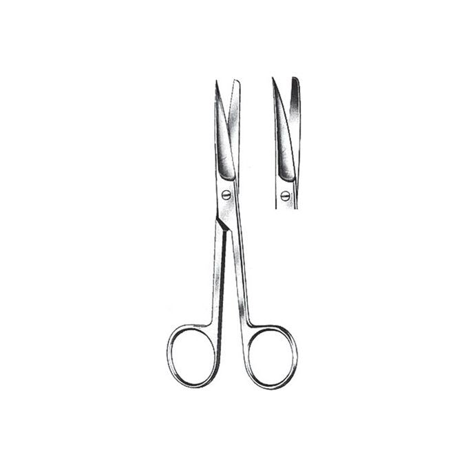 Forbice Curva Punte Alterne - 16 Cm 1 pz.