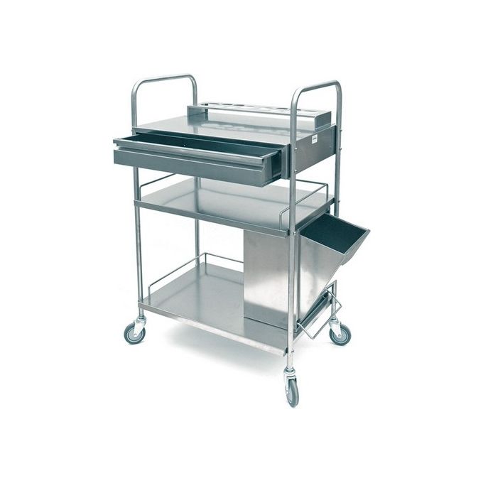 GIMA Carrello Rex 1 pz per Arredamento Medicale di Qualita' per Uso Professionale e Domestico