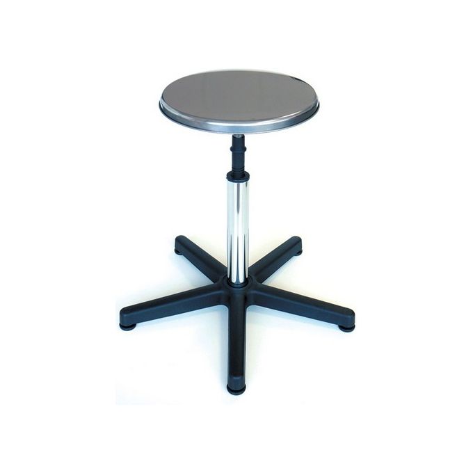 Sgabello Inox - Piedini In Plastica 1 pz.