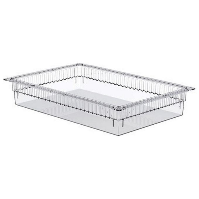 Cassetto Iso Plastica Trasparente 600X400X100 Mm - Aperto 1 pz.