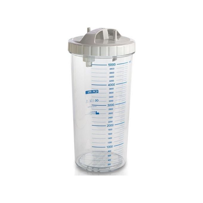 Vaso 5 Litri Con Coperchio - Autoclavabile A 134°C 1 pz.
