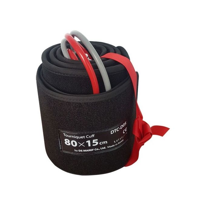 Bracciale Doppio 80X15 Cm Gamba M - Rosso 1 pz.