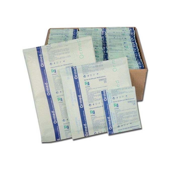 Garza Cotone Sterile 15X15Cm - Buste Da 25Pz. conf. 100 buste
