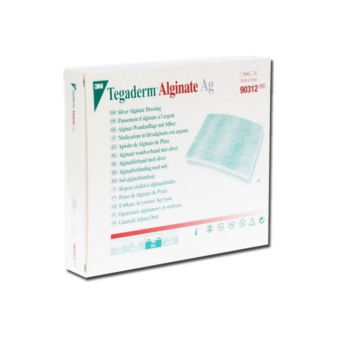 Tegaderm 3M Alginate Ag Argento 10X10 Cm conf. 10 pz.