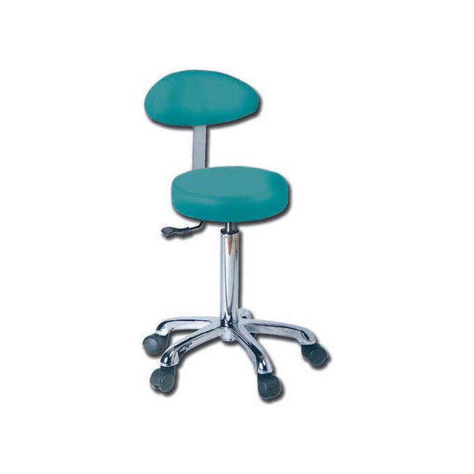 Sgabello Con Schienale - Verde 1 pz.