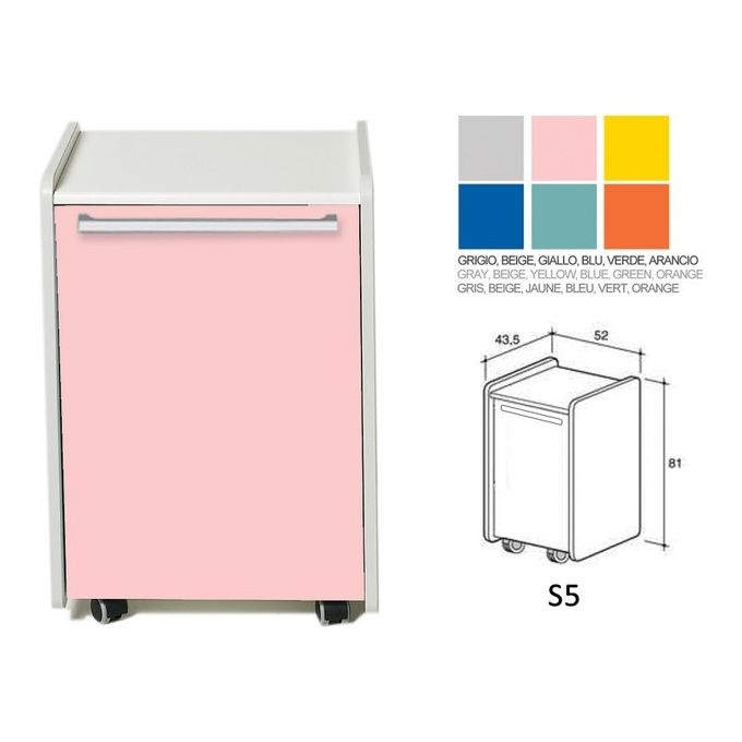 Cassettiera S5 - Colore A Richiesta 1 pz.