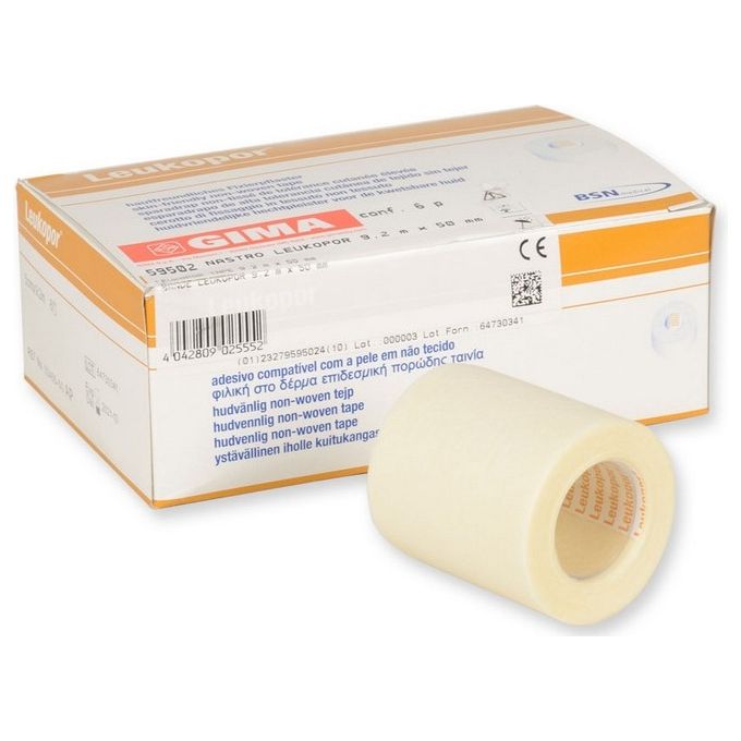 Nastro Leukopor 9,2 M X 50 Mm conf. 6 pz.