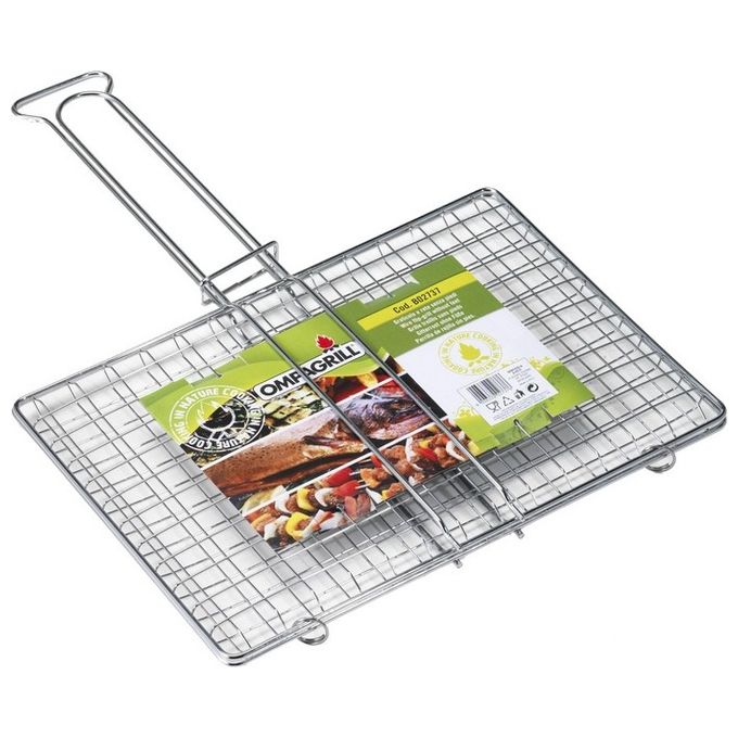 Ompagrill Graticola Doppia Bombata 35X40 B03540