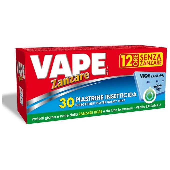 Vape Mat Piastrine 30 Pezzi Profumate