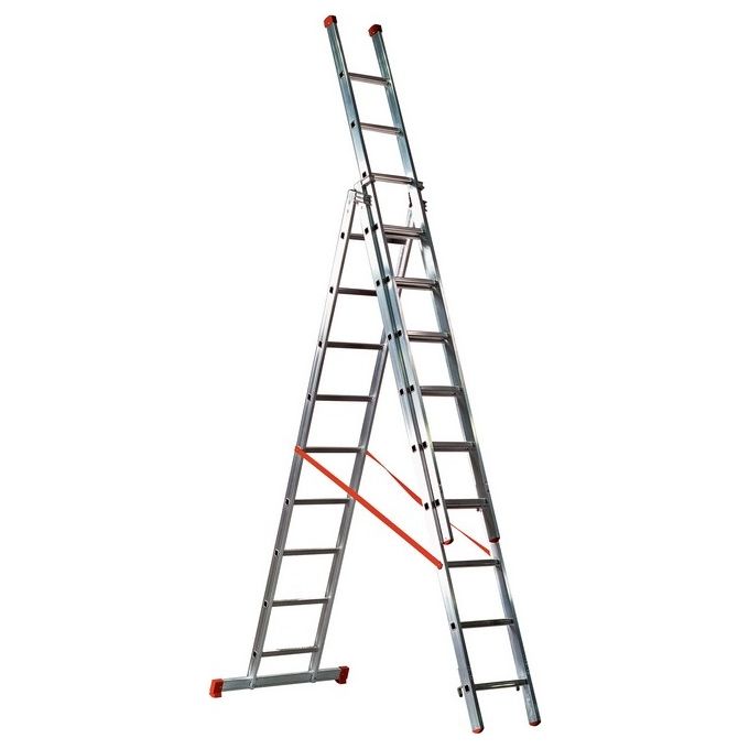 Facal Scala Alluminio Trasformabile 2X 7 Genia