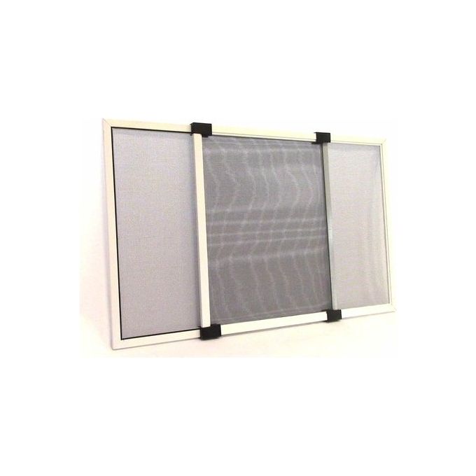 Irs Zanzariera Estensibile Telesio per Finestre Porte con Tapparella Bianco 70-132x50cm