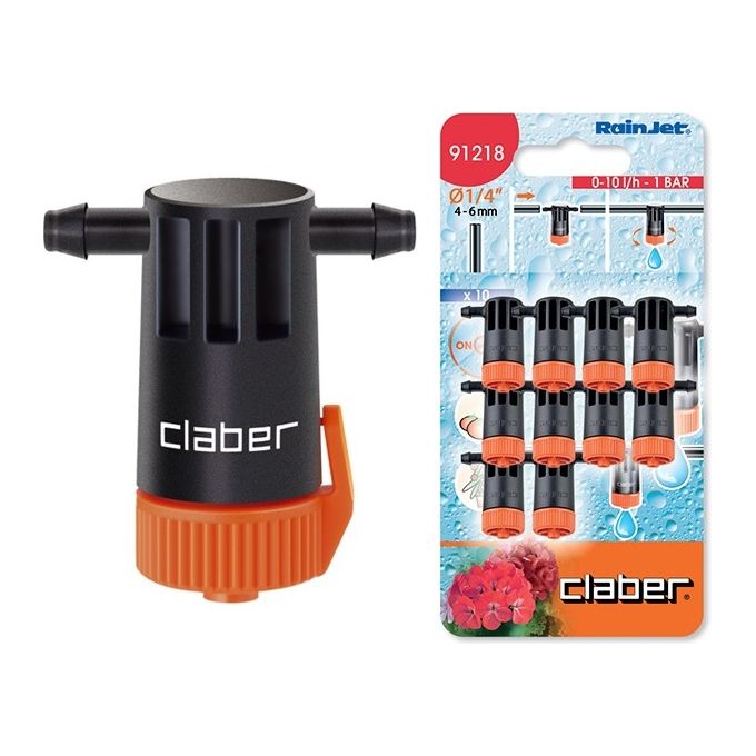 Claber Goccia Gocciolatore In Linea Pz 10 91218