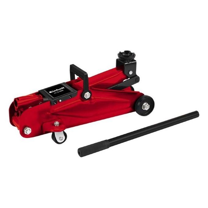 Einhell Carrello Idraulico CC-TJ2000 Cricchetto Carrellabile per Sollevamento fino a 2000 Kg con Valvola di Sicurezza Integrata