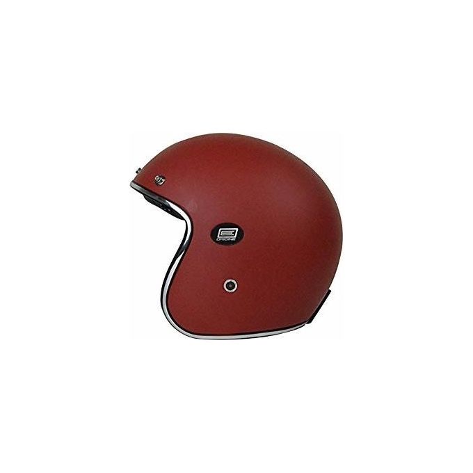 Origine Casco Jet in fibra con visierino parasole Sirio Flat Rosso taglia XL