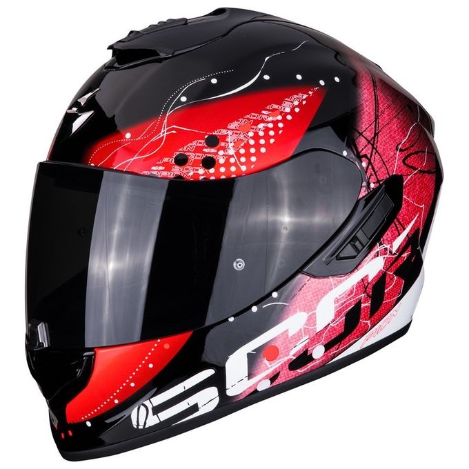 Scorpion Casco Integrale EXO-1400 AIR Classy Nero-Rosso M