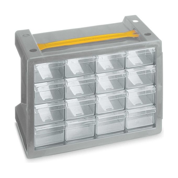 Terry Cassettiera Bricolage Poker 16 Grigio Sky L27,9 X P15 X H19,5