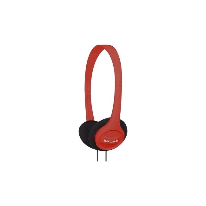 Koss KPH7 R Cuffie Pc Ideali per Uso Quotidiano con Suono Bilanciato e Comfort Duraturo