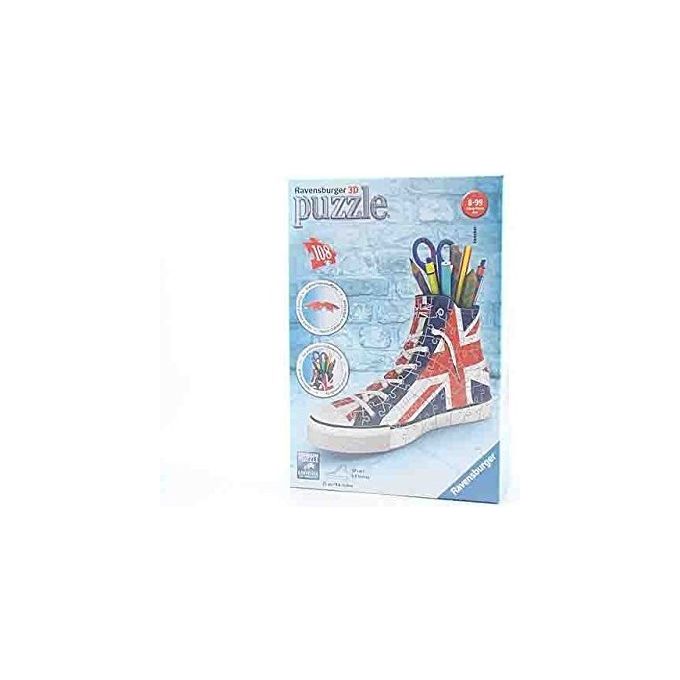 Puzzle 3D Sneaker Union Jack 108 Pezzi