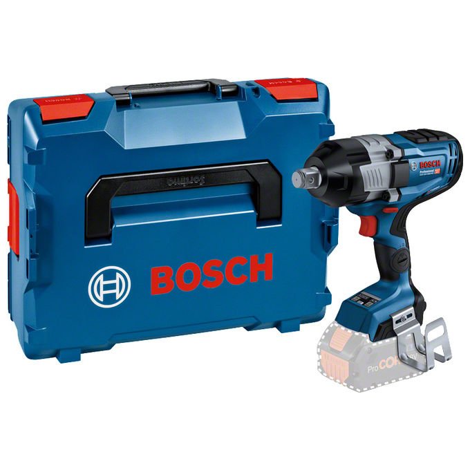 Bosch 0 601 9M1 001 GDS 18V-1600 HC Professional Avvitatore a impulsi a batteria 18 V 1600 Nm 3-4'' colore Blu