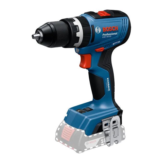 Bosch 0 601 9N3 300 GSB 18V-65 Professional Cacciavite a percussione 27000 Giri-min 2 rapporti 65 Nm Mandrino rapido colore Blu