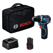 Bosch 0 601 9N7 003 GSR 12V-32 Professional Trapano Avvitatore a Batteria 12 V 2 Ah 21 Nm 32 Nm colore Blu-Nero