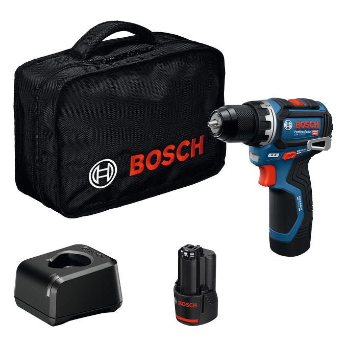 Bosch 0 601 9N7 003 GSR 12V-32 Professional Trapano Avvitatore a Batteria 12 V 2 Ah 21 Nm 32 Nm colore Blu-Nero