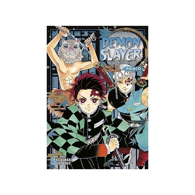 Star Comics Demon Slayer Libro Da Colorare Volume 04 Indaco