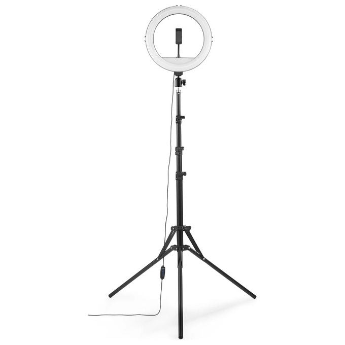 Hama 00004678 SpotLight Steady 120 III anello di illuminazione LED 160 LED 1020 lm 3000K-6500K colore Nero Bianco