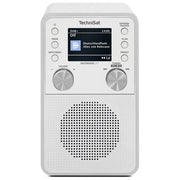 TechniSat 0001-3999 DigitRadio 317 Radio Portatile DAB+ FM Bluetooth 5.3 Display TFT 2.4 Pollici 3 W colore Bianco