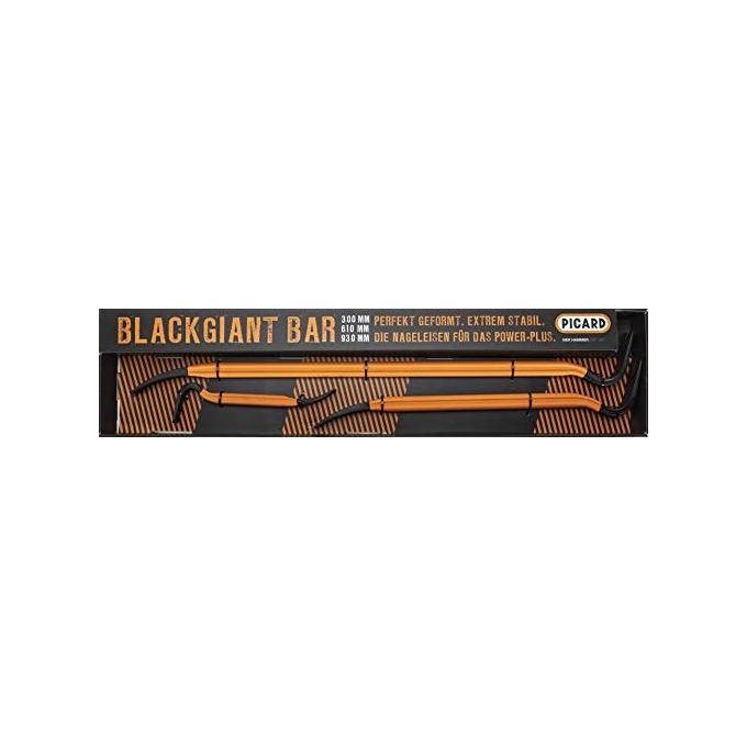 Picard Nageleisen BlackGiant Bar Set mit 300, 610, 930, 5,7kg